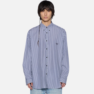 Ksubi Ksignature White Stripe Button-Down Shirt