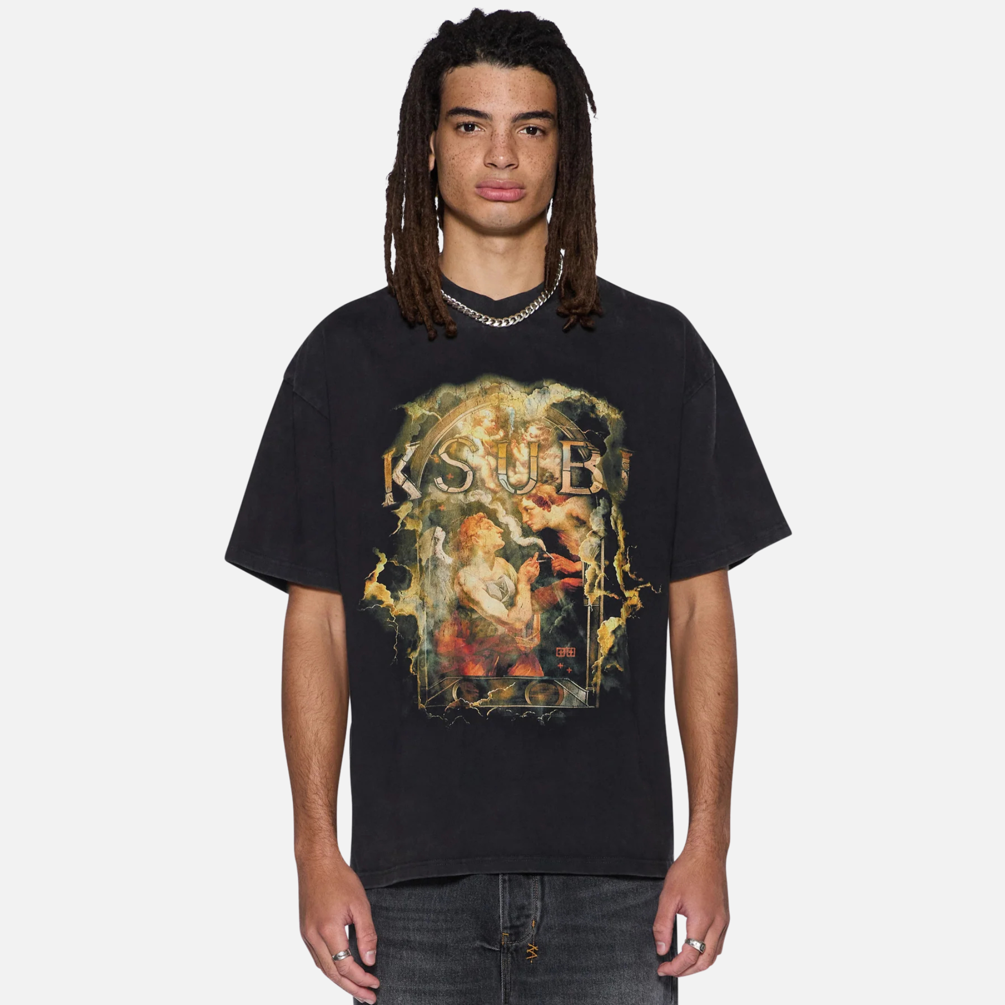 Ksubi Faded Black Ascension Ekcess T-Shirt