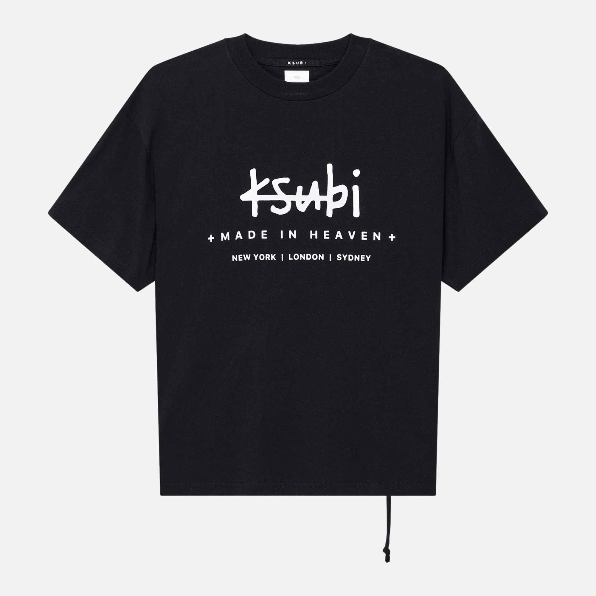 Ksubi Black Plated Ekcess SS T-Shirt