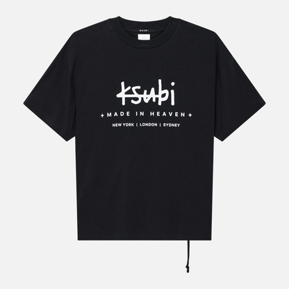 Ksubi Black Plated Ekcess SS T-Shirt