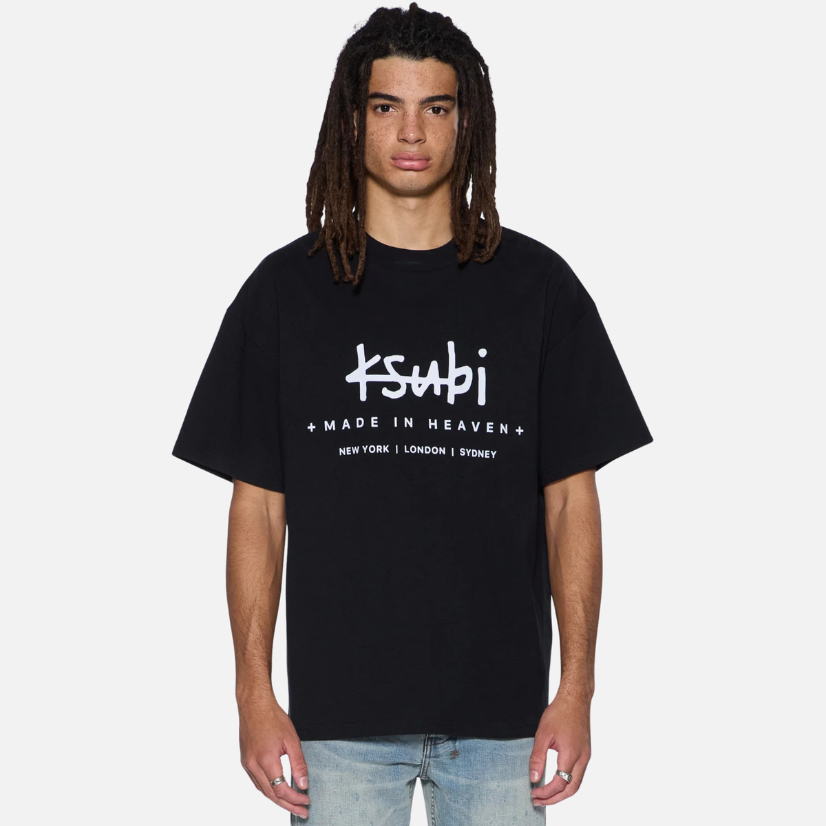 Ksubi Black Plated Ekcess SS T-Shirt – Puffer Reds