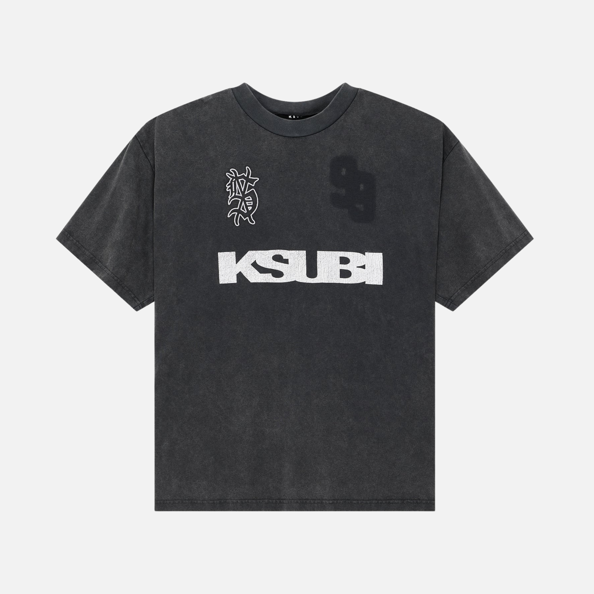 Ksubi Rugged Ekcess Blasted Black T-Shirt