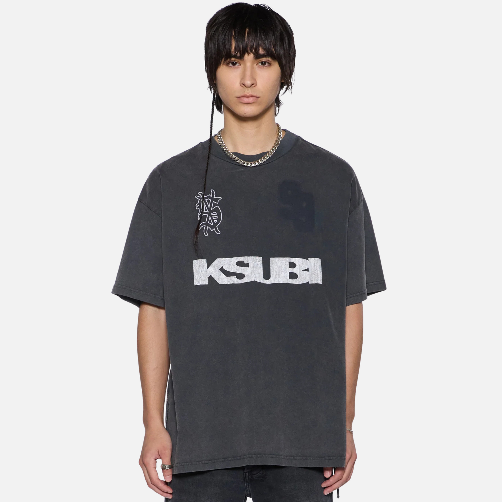 Ksubi Rugged Ekcess Blasted Black T-Shirt – Puffer Reds Ksubi Rugged Ekcess Blasted Black T-Shirt – Puffer Reds