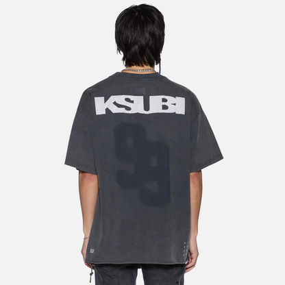 Ksubi Rugged Ekcess Blasted Black T-Shirt