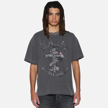 Ksubi Charcoal Thorned Ekcess SS T-Shirt