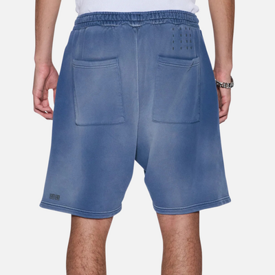 Ksubi Dark Blue Ink Fade Ace Track Shorts