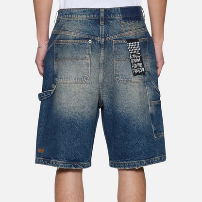 Ksubi Rodeo Blue Maxx Operator Shorts