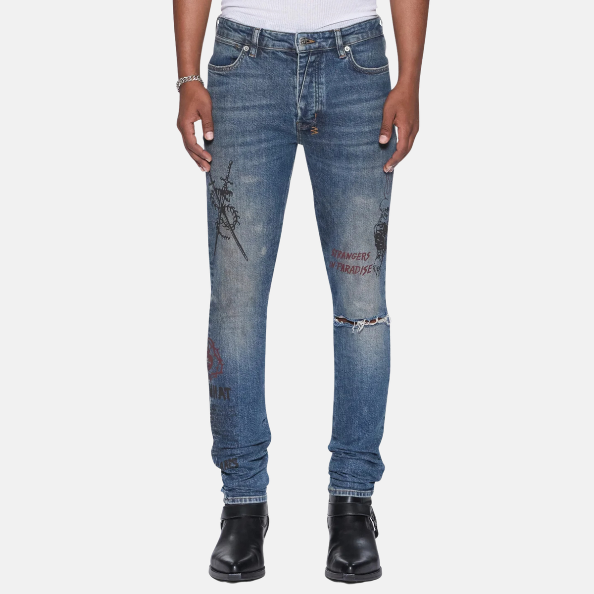 Ksubi Van Winkle Billy Blue Skool Jeans