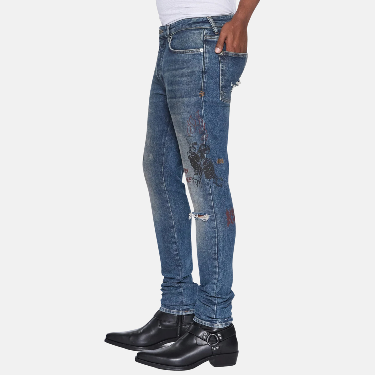 Ksubi Van Winkle Billy Blue Skool Jeans