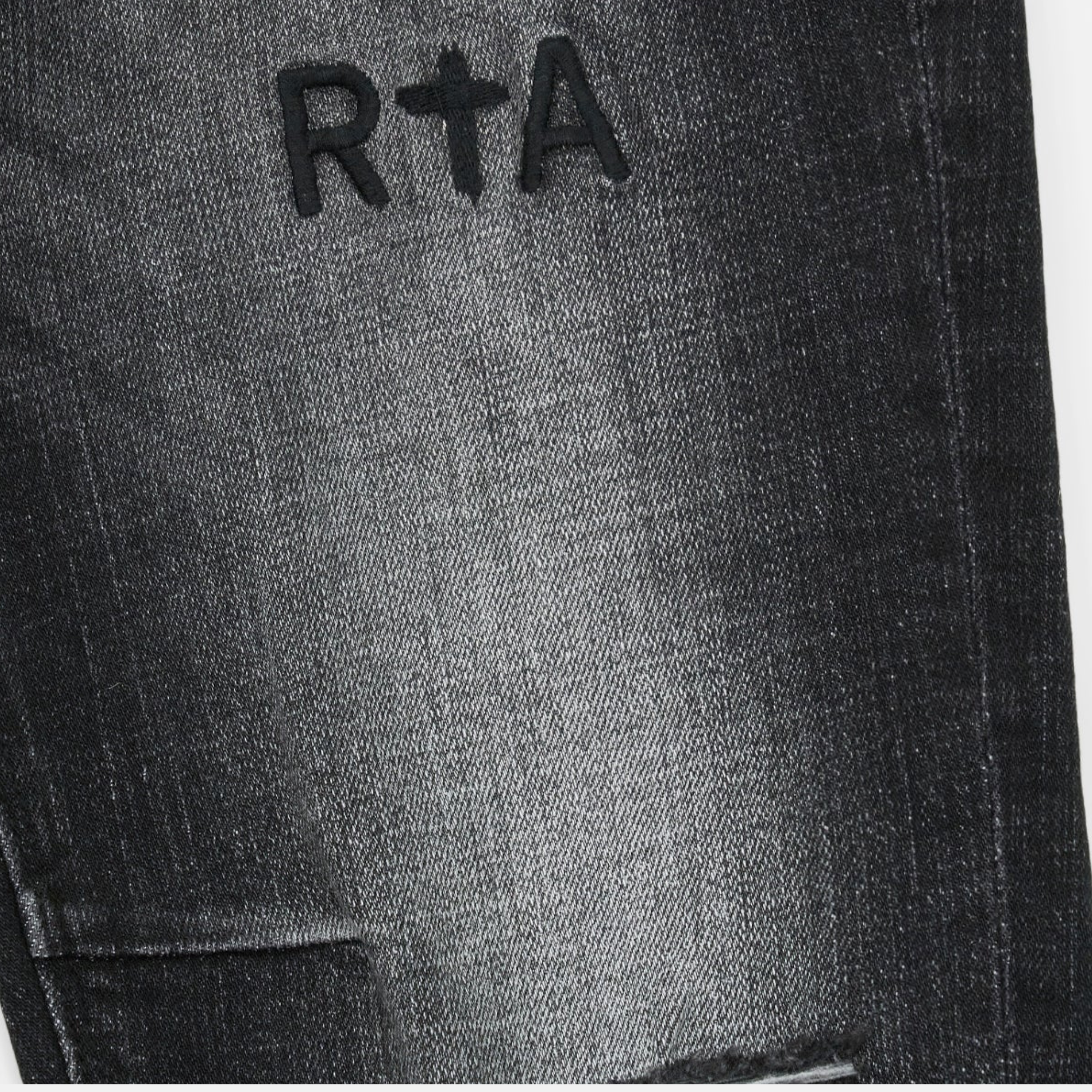 RTA Bryant Distressed Grey Jeans