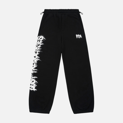 RTA Brand Rafa Black Cyber Lost Frequencies Sweatpants