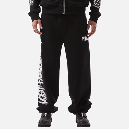 RTA Brand Rafa Black Cyber Lost Frequencies Sweatpants