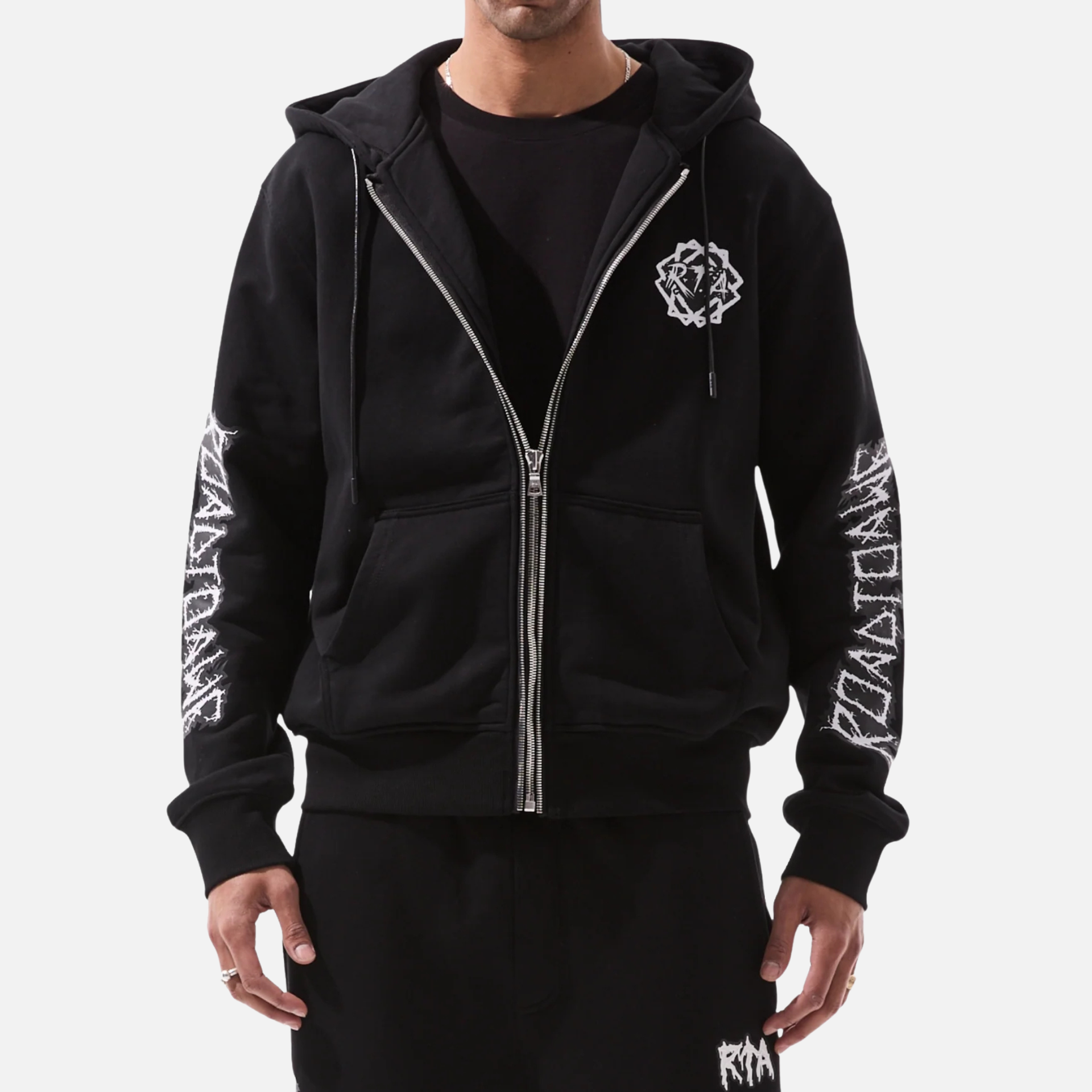 RTA Brand Floyd Black Metal Road to Awe Full-Zip Hoodie – Puffer Reds RTA Brand Floyd Black Metal Road to Awe Full-Zip Hoodie – Puffer Reds