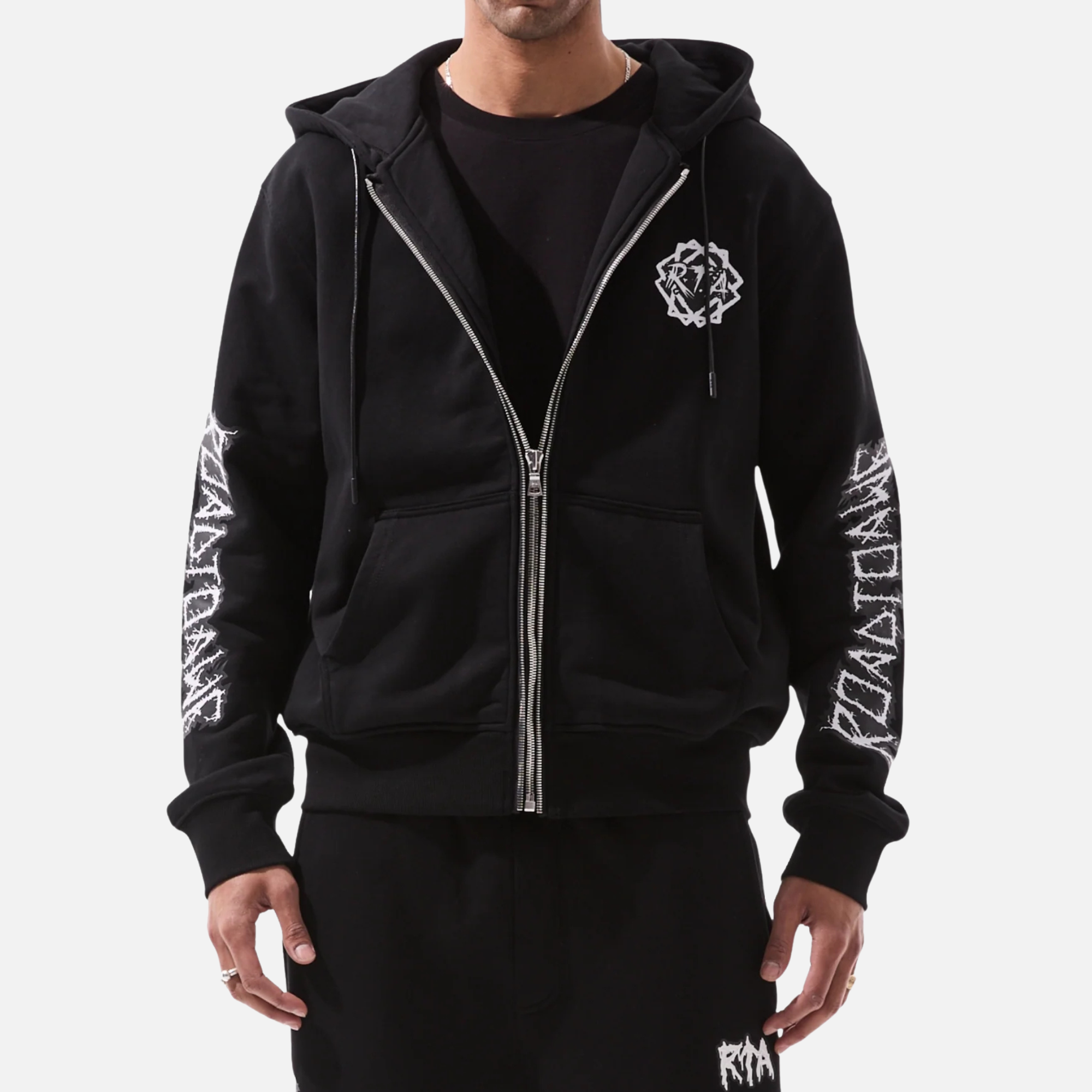 RTA Brand Floyd Black Metal Road to Awe Full-Zip Hoodie