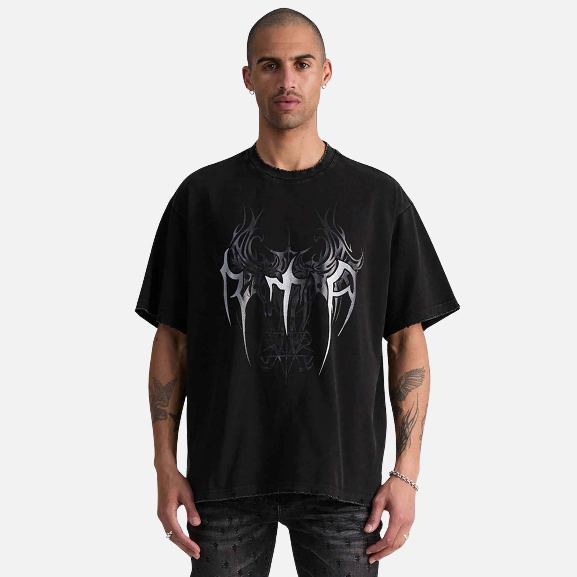 RTA Brand Colin Black Cyber Signalism T-Shirt