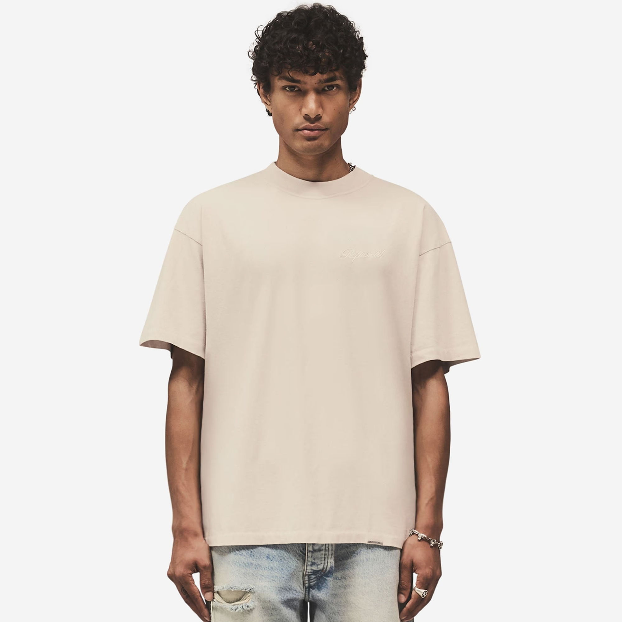 Represent Concrete Script Logo T-Shirt