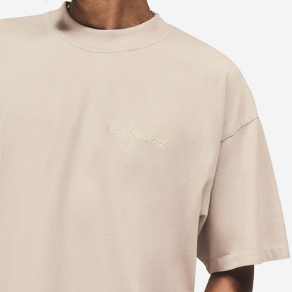 Represent Concrete Script Logo T-Shirt