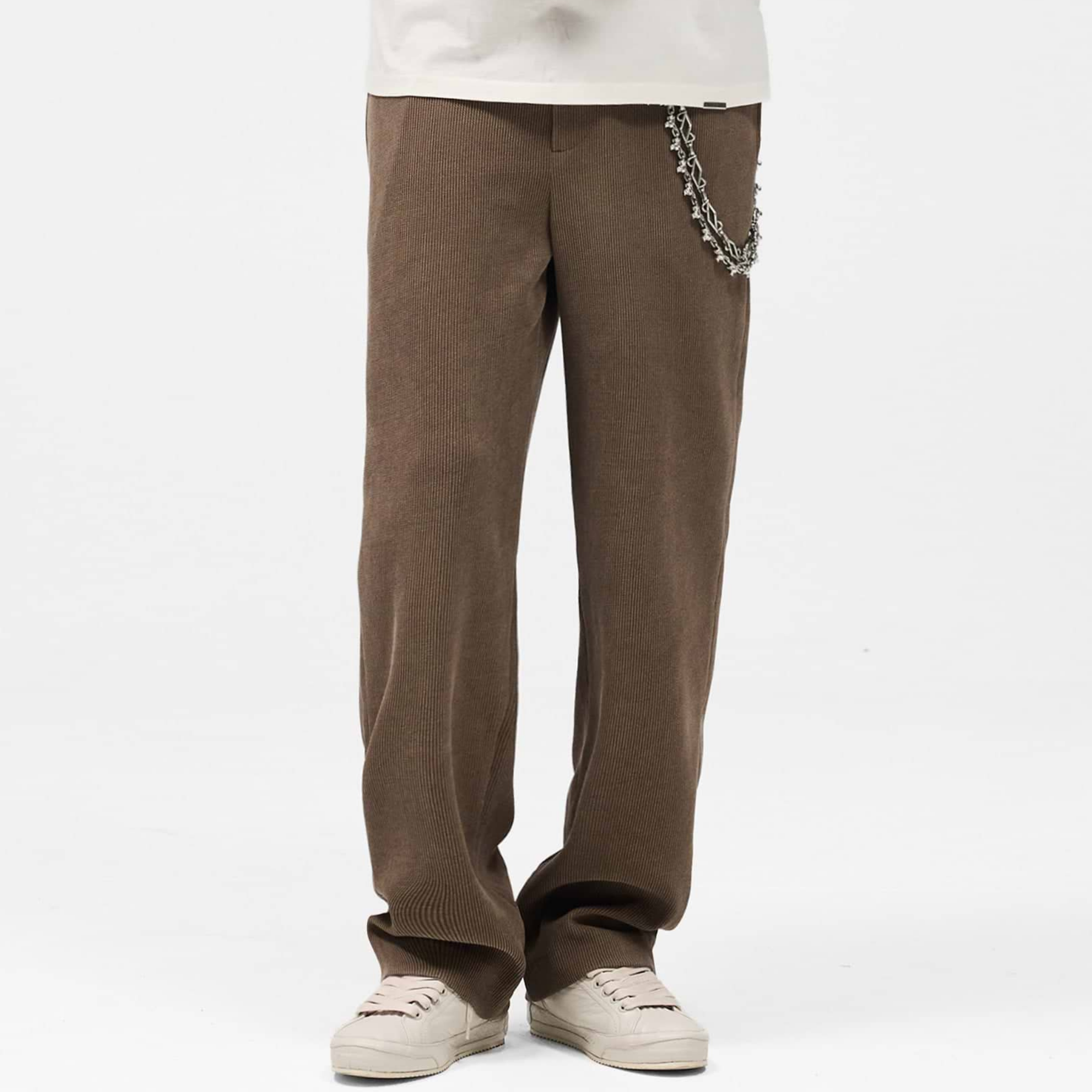 Represent Clove Ribbed Hybrid Pants