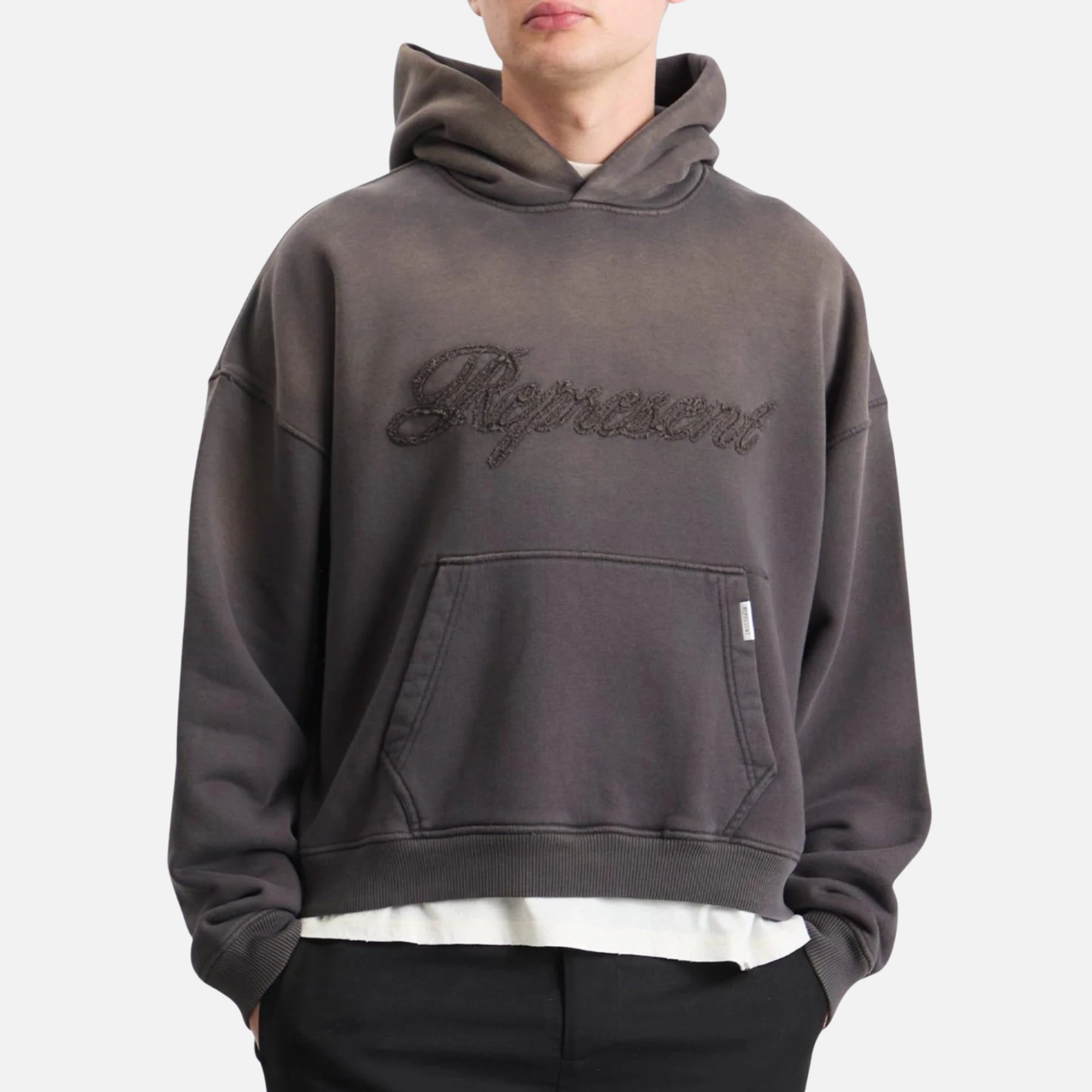 Represent After Dark Reverse Applique Hoodie