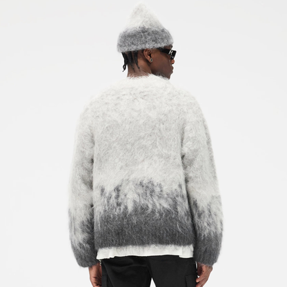 Represent Light Grey Ombre Sweater
