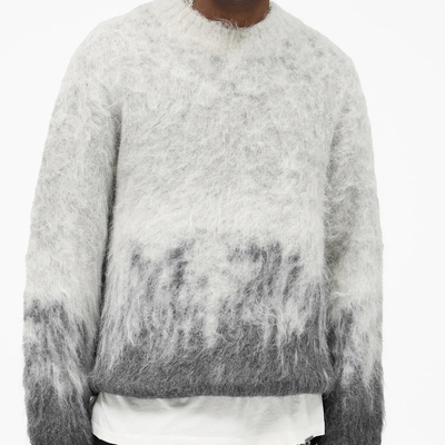 Represent Light Grey Ombre Sweater