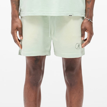 Represent Washed Sage Grand Vintage Shorts