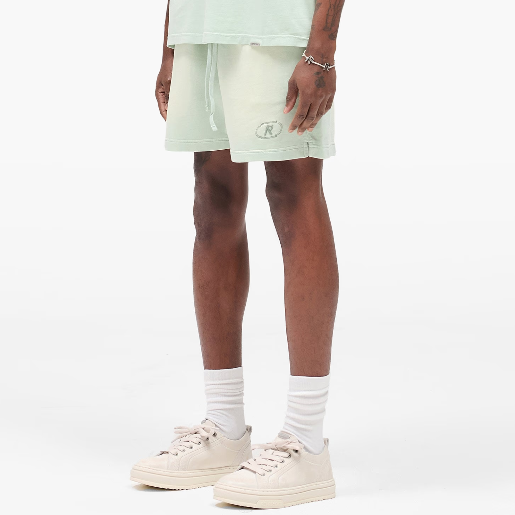Represent Washed Sage Grand Vintage Shorts