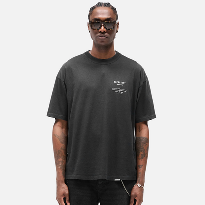 Represent Stained Black Revere Manor T-Shirt