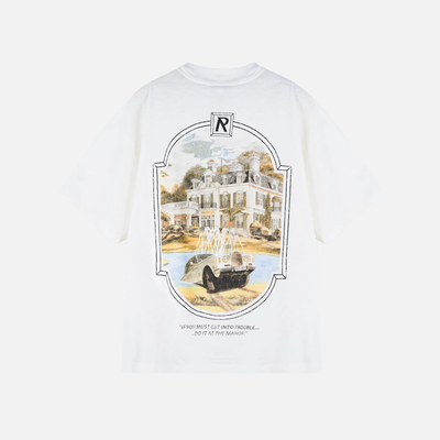 Represent Aged White Revere Manor T-Shirt