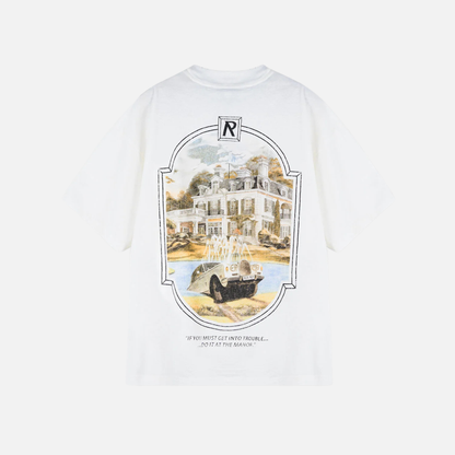Represent Aged White Revere Manor T-Shirt