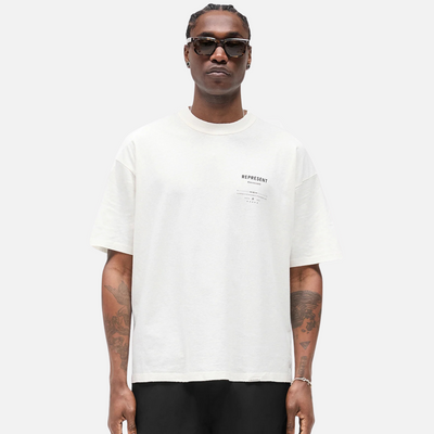 Represent Aged White Revere Manor T-Shirt