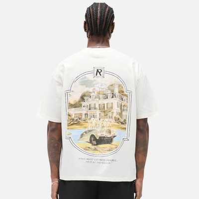 Represent Aged White Revere Manor T-Shirt