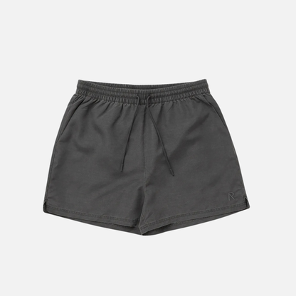 Represent Black Washed Metal Initial Swim Shorts