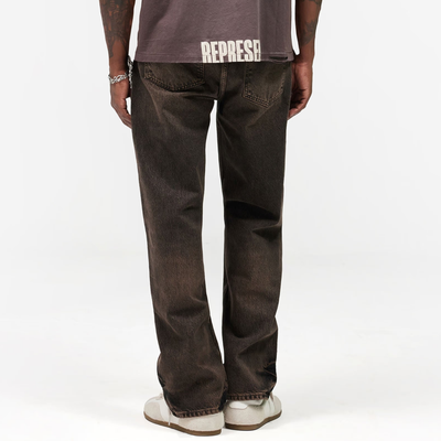 Represent R2 Straight Leg Bark Denim Jeans