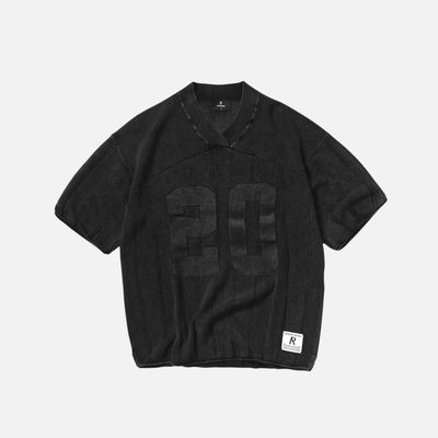 Represent Grey Knitted Varsity Jersey