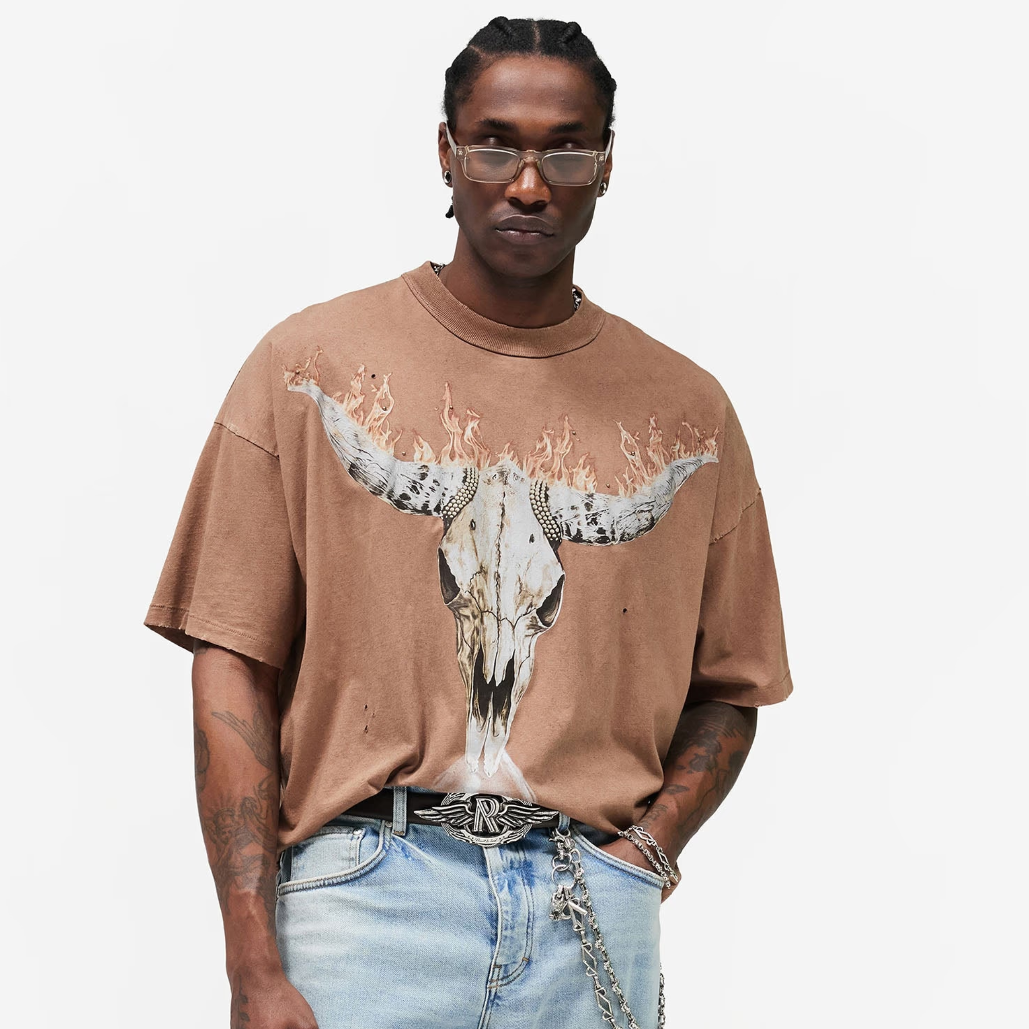 Represent British Cowboys Dusty Brown T-Shirt