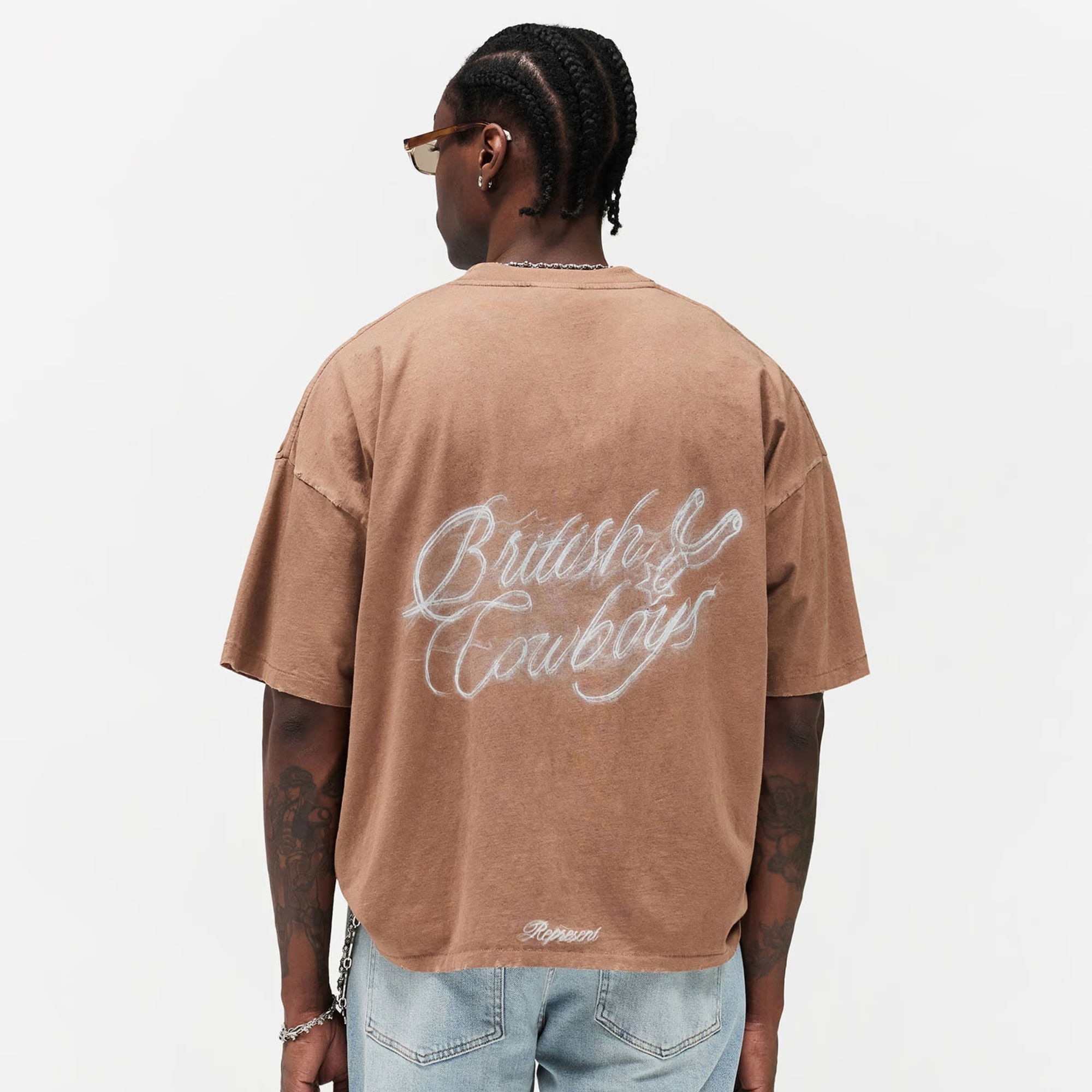 Represent British Cowboys Dusty Brown T-Shirt