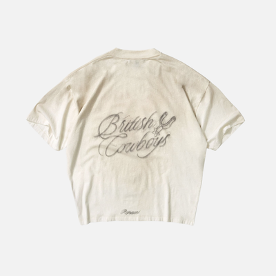 Represent British Cowboys Washed Ecru T-Shirt