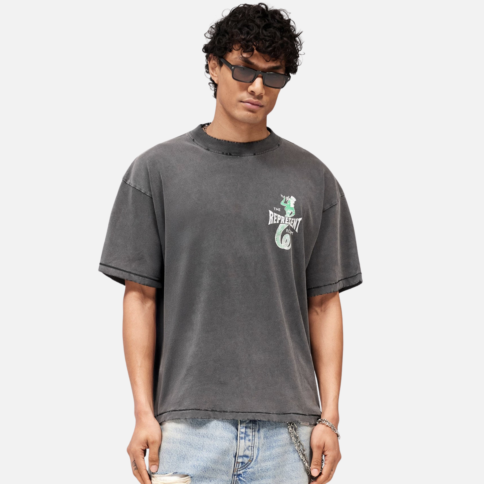 Represent Viper Room Dice Grey T-Shirt