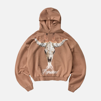 Represent British Cowboys Dusty Brown Hoodie