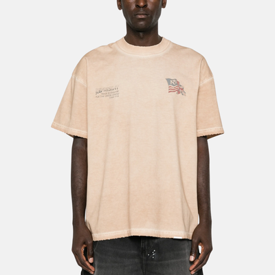 Represent Eagle Distressed Sand T-Shirt