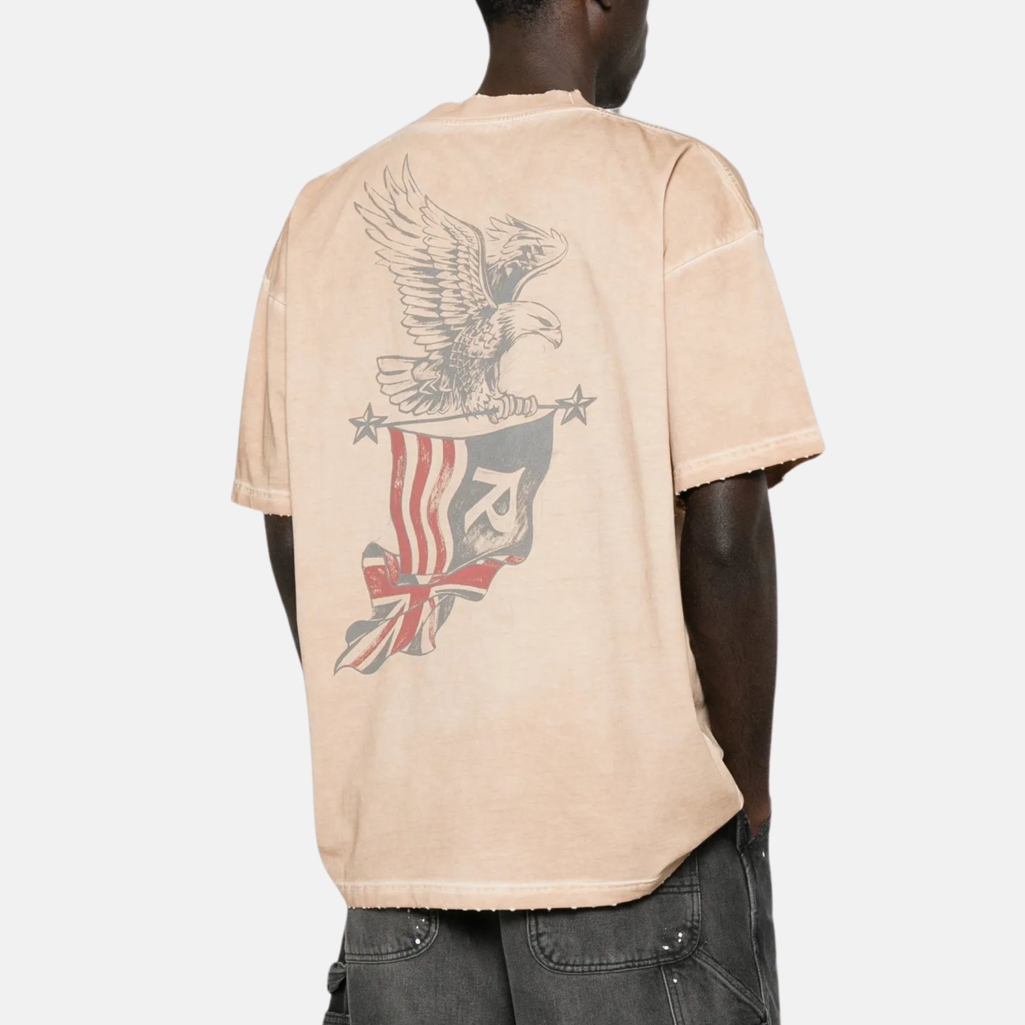 Represent Eagle Distressed Sand T-Shirt