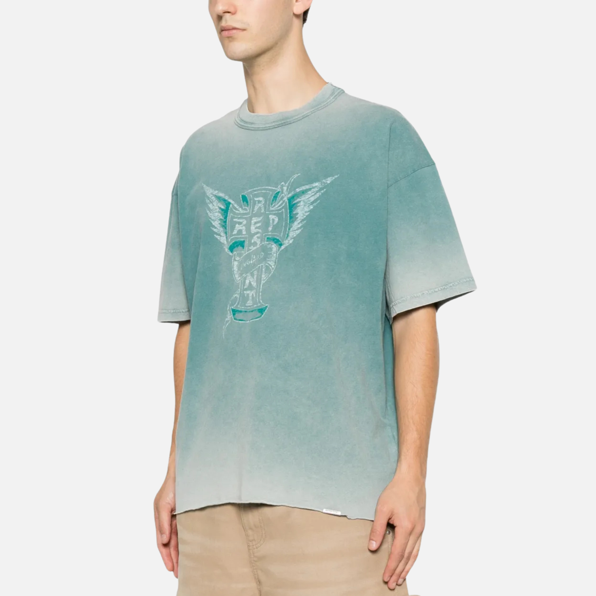 Represent Smoked Teal Westside T-Shirt