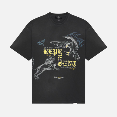 Represent Washed Black Enemy T-Shirt