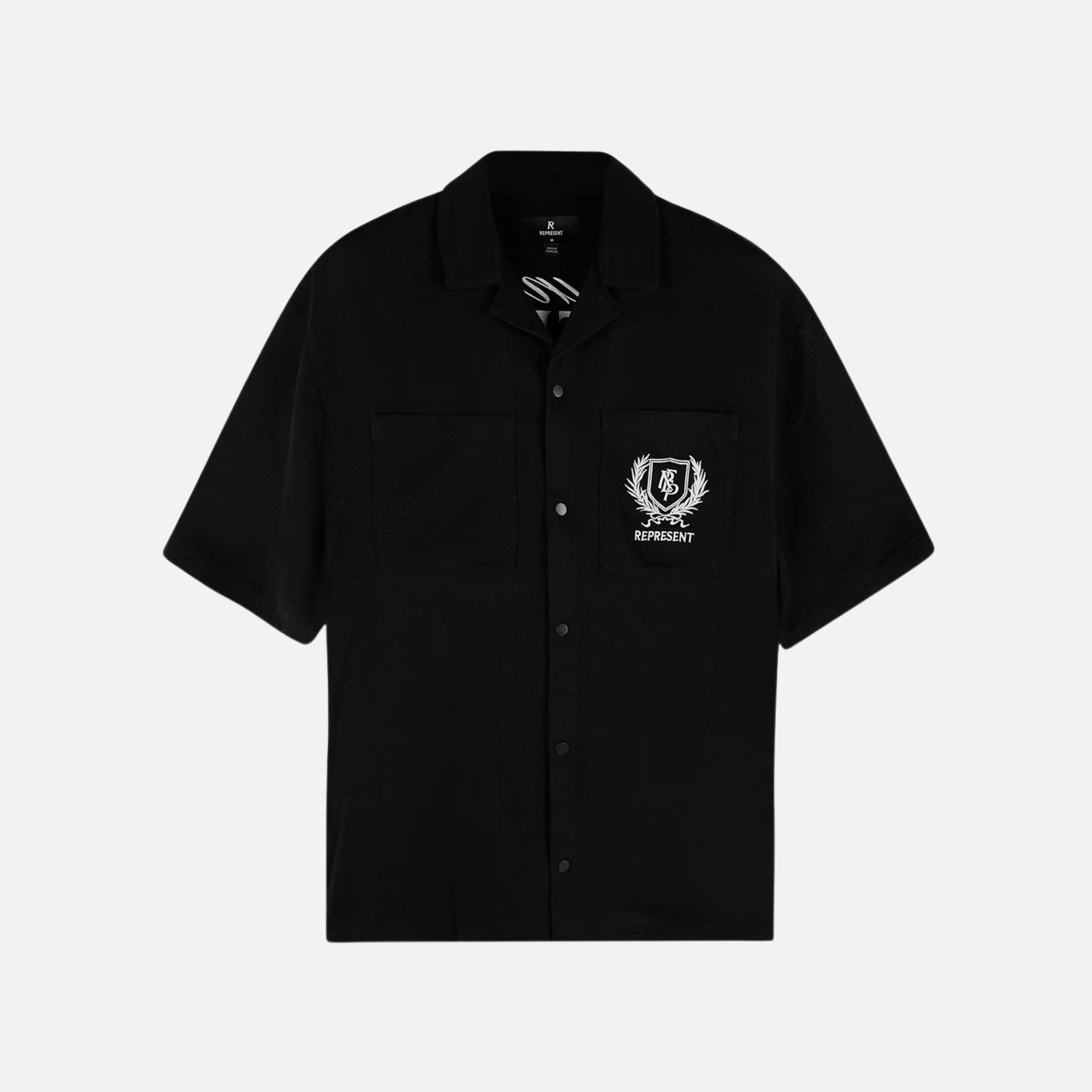 Represent Jet Black Crest Shirt