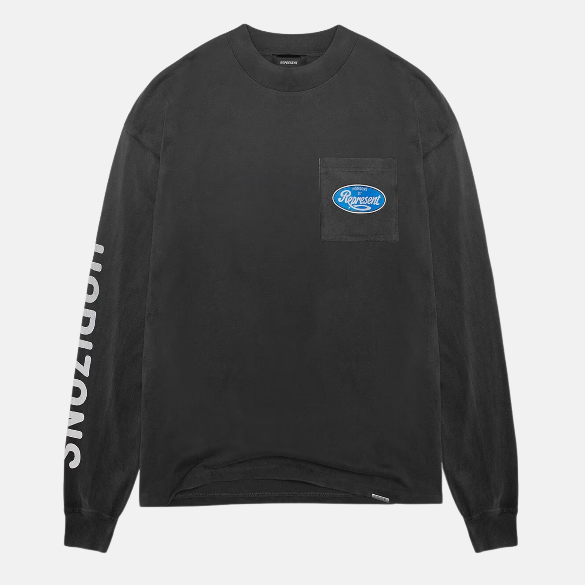 Represent Aged Black Classic Parts Long Sleeve T-Shirt
