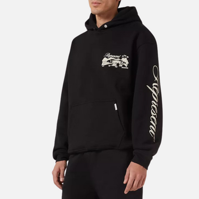 Represent Black Raceway Hoodie