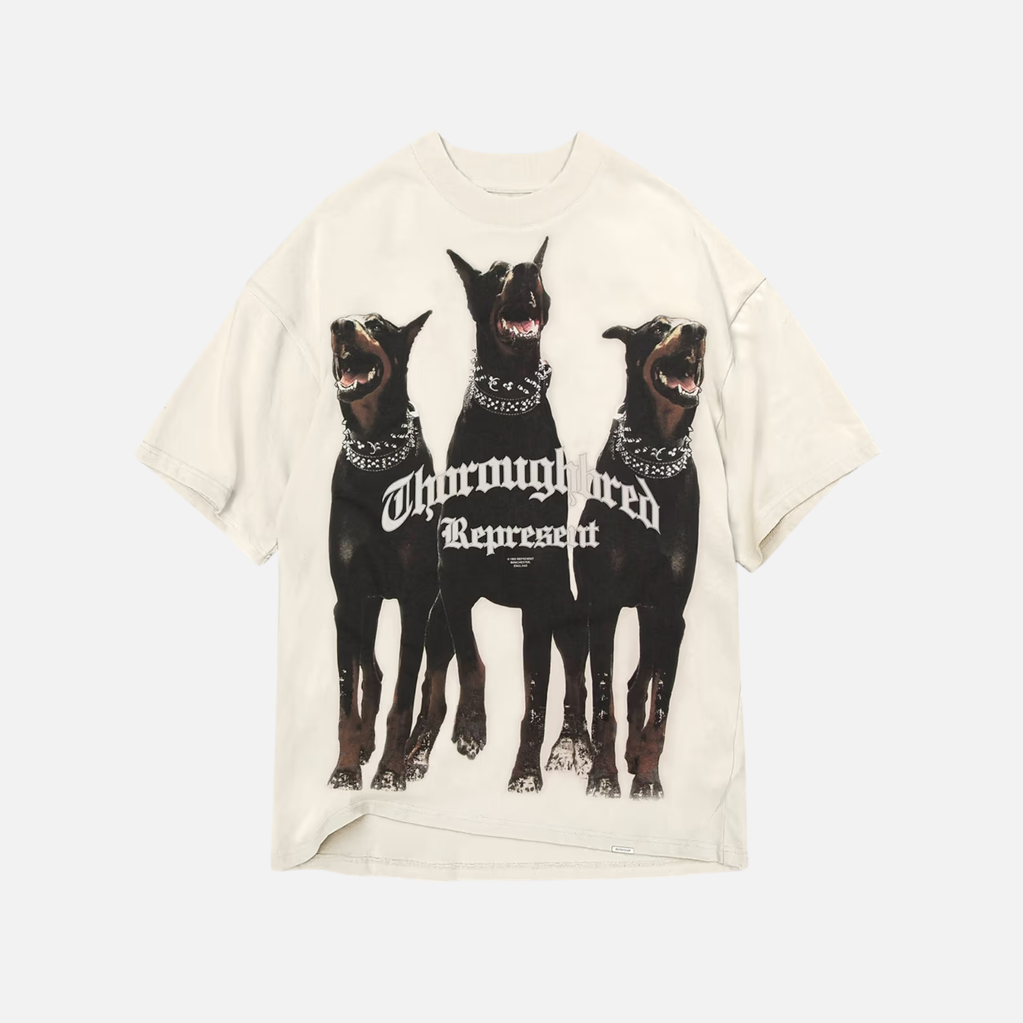 Represent Thoroughbred Vintage White T-Shirt