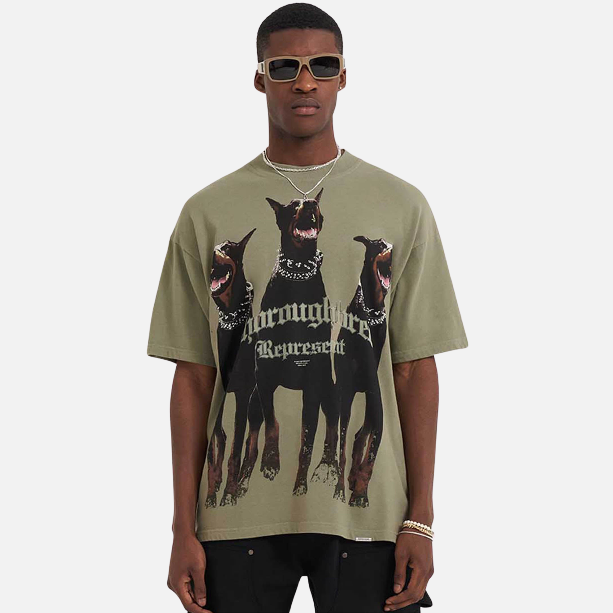 Represent Thoroughbred Khaki T-Shirt