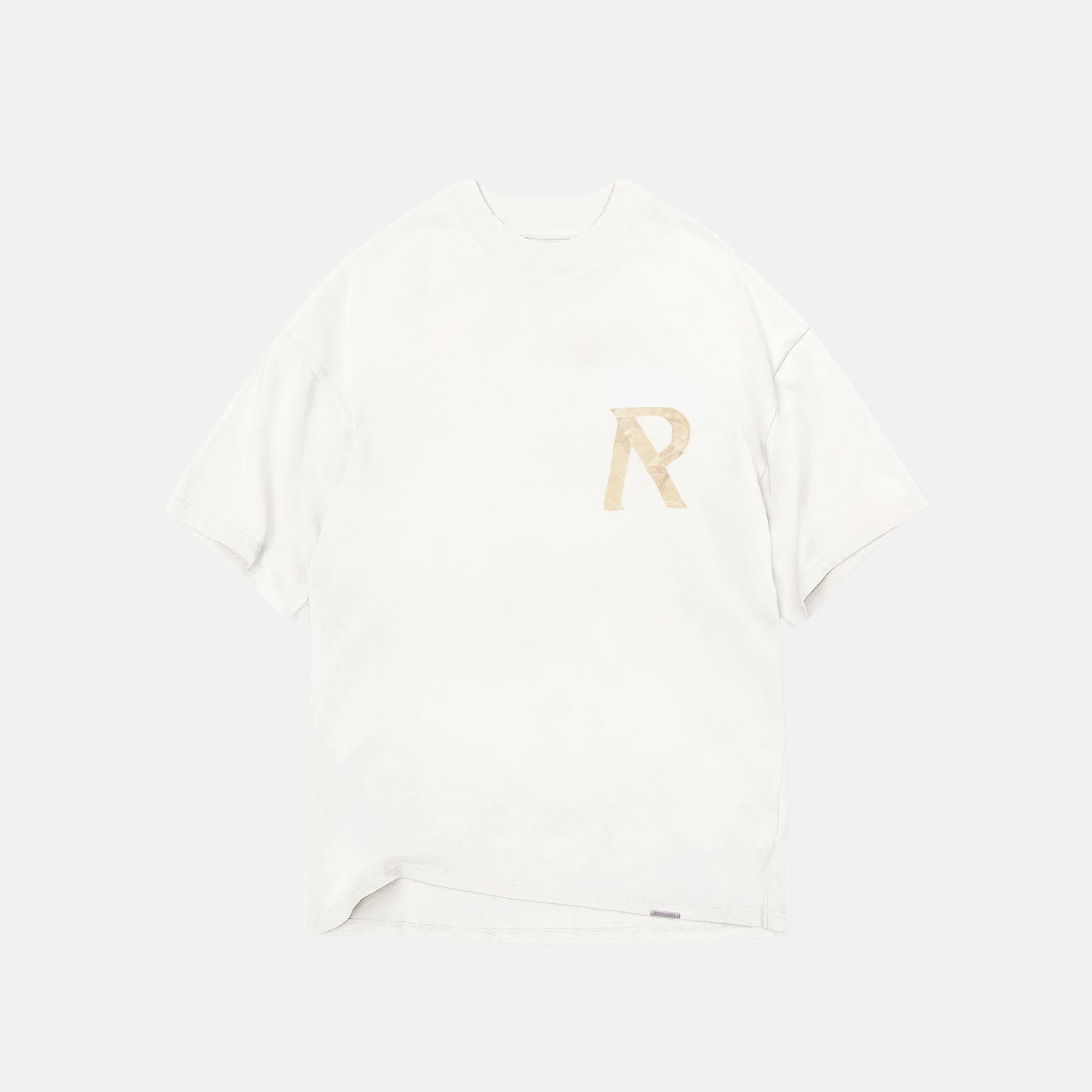 Represent White Masking Tape Initial T-Shirt